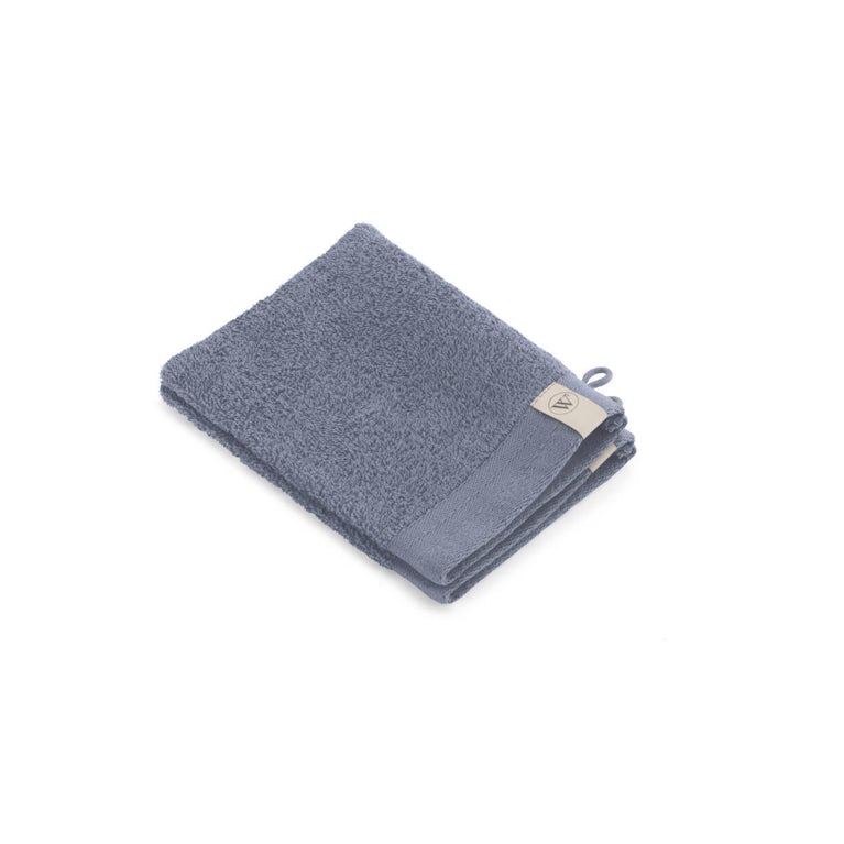 Walra washand soft cotton indigo set van 2