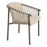 4SO Allora dining tuinstoel terre met kussens
