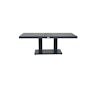 Qopps Gooks Up down tuintafel 140 x 85 royal Grey mat met Antraciet blad