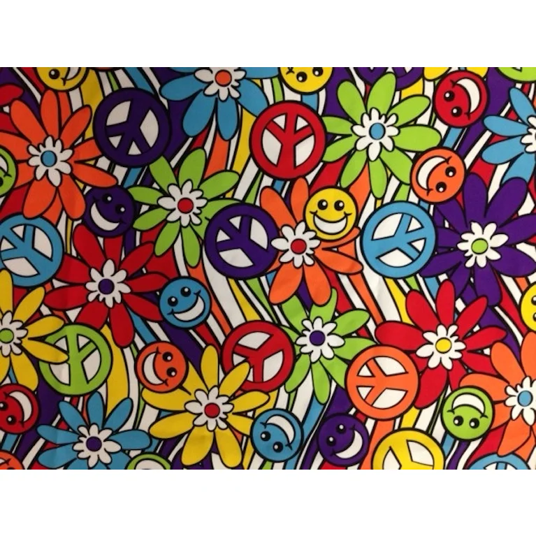 Sjaal / shawl Hippie smile