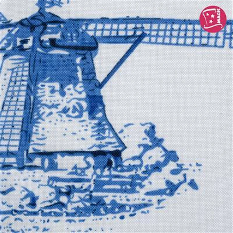 Sjaal / shawl Delfts blauw