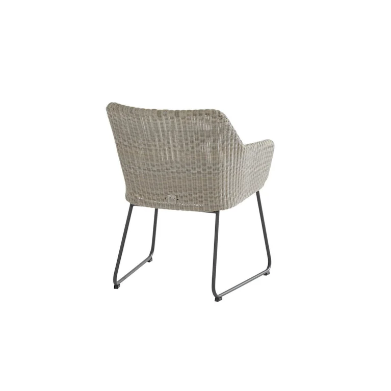 Avila dining stoel polyloom pebble