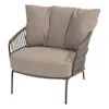 4SO Capalbio loungestoel terra met kussens