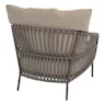 4SO Capalbio loungestoel terra met kussens