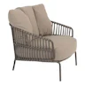 4SO Capalbio loungestoel terra met kussens