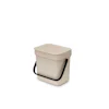 Brabantia Sort & Go afvalemmer 3 liter Soft Beige