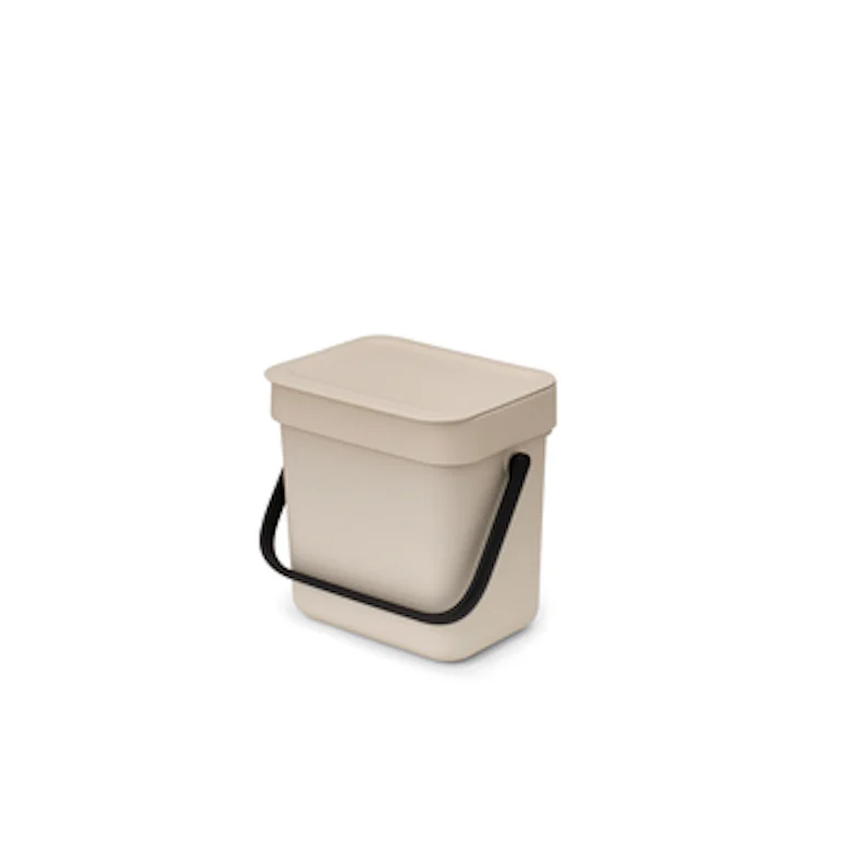 Brabantia Sort & Go afvalemmer 3 liter Soft Beige