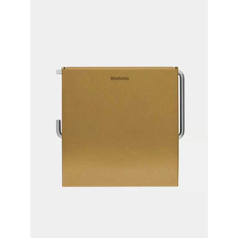 Brabantia ReNew Toiletrolhouder met klep Warm Gold