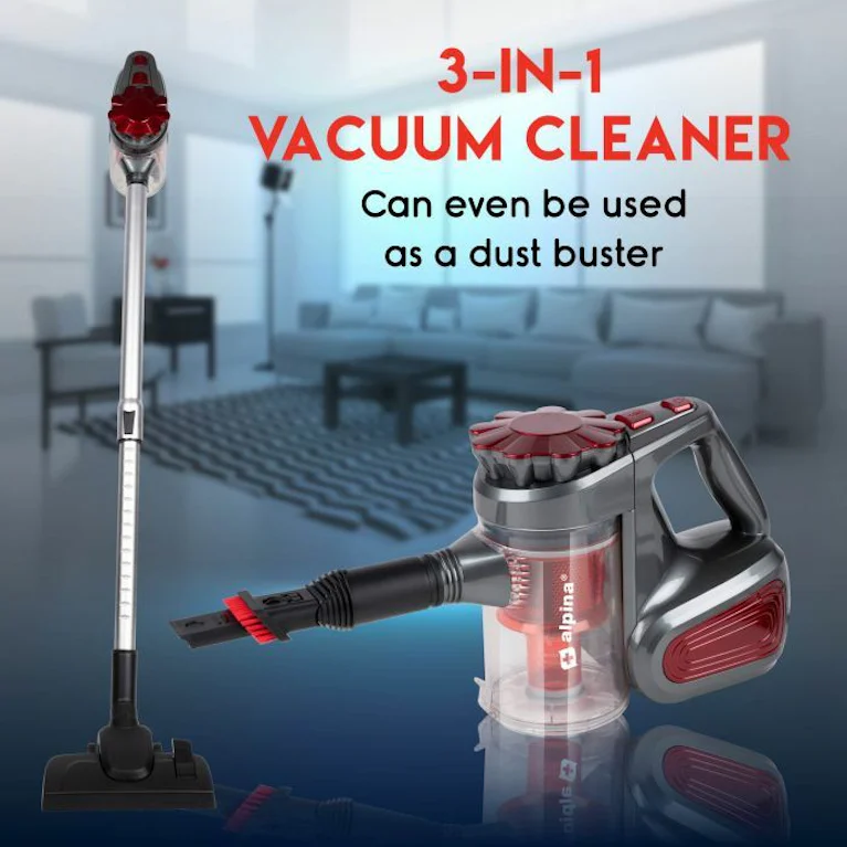 Alpina steel stofzuiger 3-in-1 met snoer 600W