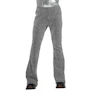 Party glitter broek zilver flared kind