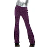 Party glitter broek fuchsia flared kind