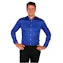 Herenhemd Basic colour blauw