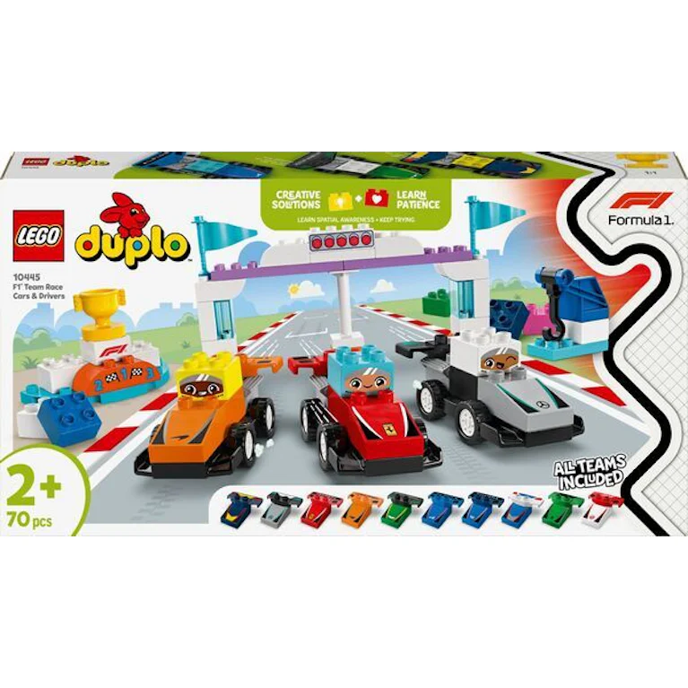 LEGO® DUPLO 10445 F1® team racewagens en coureurs