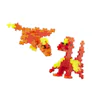 Plus-Plus tube fire dragons: 100 stuks (4375)