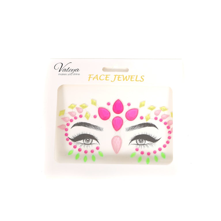 face jewels 33 glow in the dark