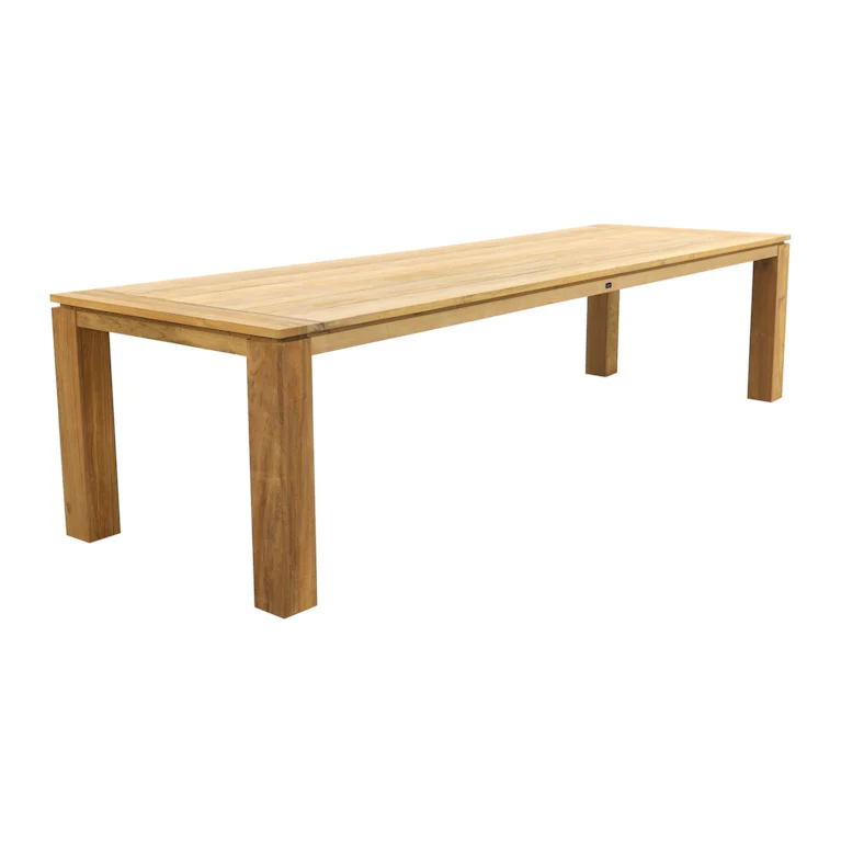 Rome teak tuintafel 320 cm Naturel teak