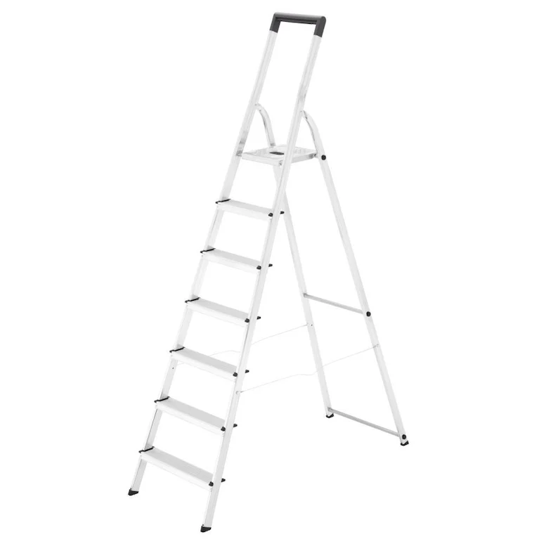 Hailo huishoudtrap L40 7 alu steps