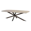 Taste by 4SO Prado tuintafel deens ovaal 240 x 105 keramisch blad terre onderstel