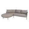 Taste by 4SO Catalana loungebank met chaise lounge rechts grijs