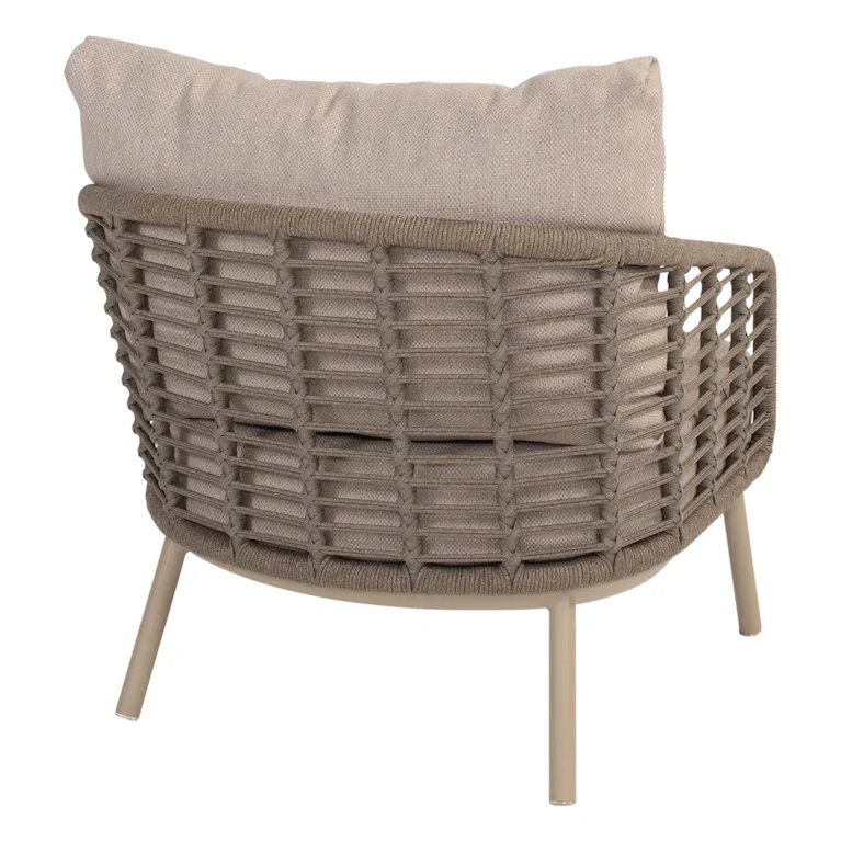 Taste by 4SO Puglia loungeset bank 3-zits met 2 lounge stoelen latte