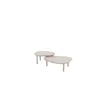 Taste by 4SO Monroe koffietafel set organisch 65 cm en 80 cm latte