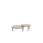 Taste by 4SO Monroe koffietafel set organische vorm 65 cm en 80 cm in Terre