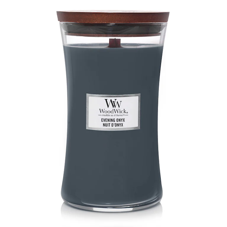 WoodWick evening onyx large candle