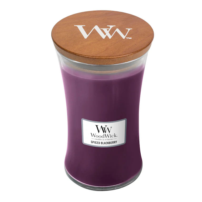 WoodWick spiced blackberry large candle