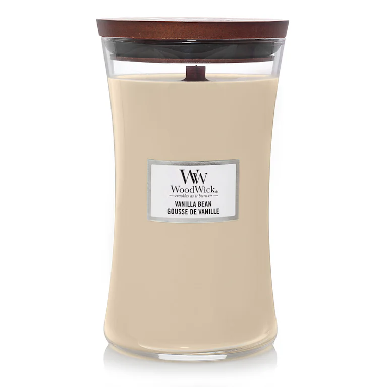 WoodWick vanilla bean large candle