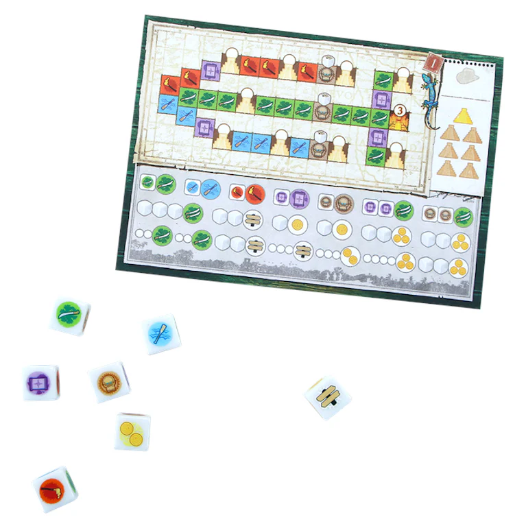 De zoektocht naar El Dorado dobbelavontuur dobbelspel