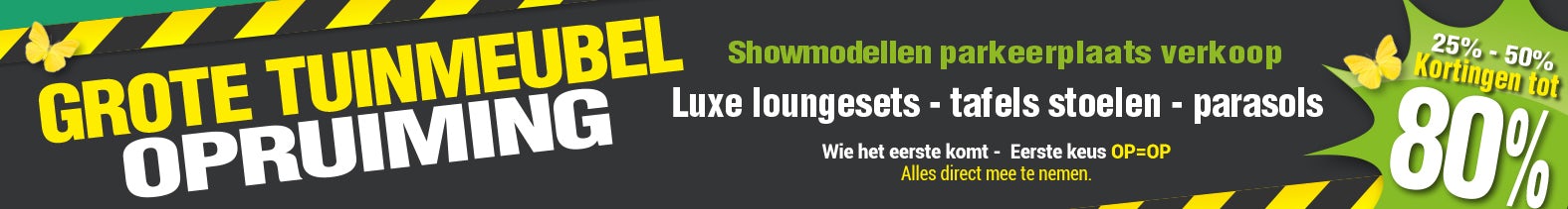 Tuinmeubelen Uitverkoop