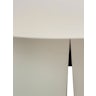 Qopps Okios koffie tafel 90 cm rond en 36 cm hoog Latte light mat