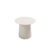 Qopps Okios koffie tafel 45 cm rond en 39 cm hoog latte light mat