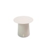 Qopps Okios koffie tafel 45 cm rond en 39 cm hoog latte light mat
