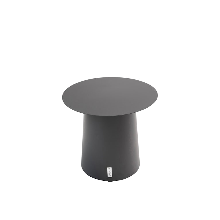Qopps Okios koffie tafel 45 cm rond en 39 cm hoog Royal grey mat