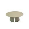 Qopps Okios koffie tafel 90 cm rond en 36 cm hoog Olive green