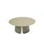 Qopps Okios koffie tafel 90 cm rond en 36 cm hoog Olive green