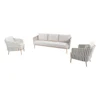 Taste by 4SO Eva loungeset 3-zits bank met 2 loungestoelen latta