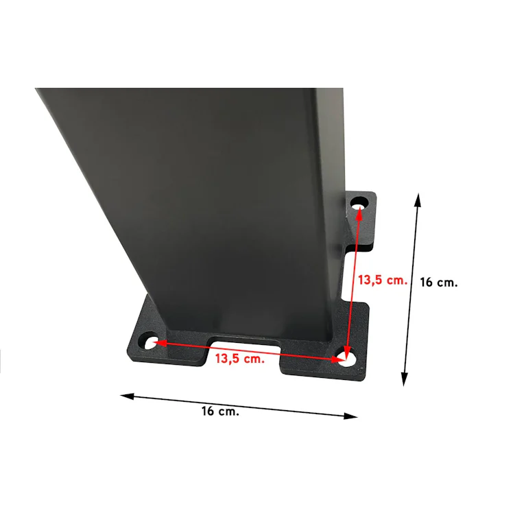 Novus lamellen overkapping 3 x 4 mtr antraciet