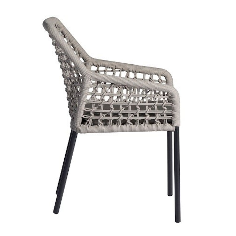 Spezia stapelbare tuinstoel rope naturel