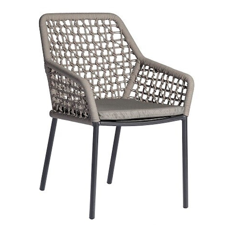 Spezia stapelbare tuinstoel rope naturel