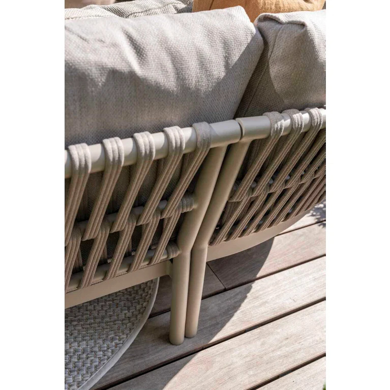 Taste by 4SO Catalana loungebank met chaise lounge rechts grijs