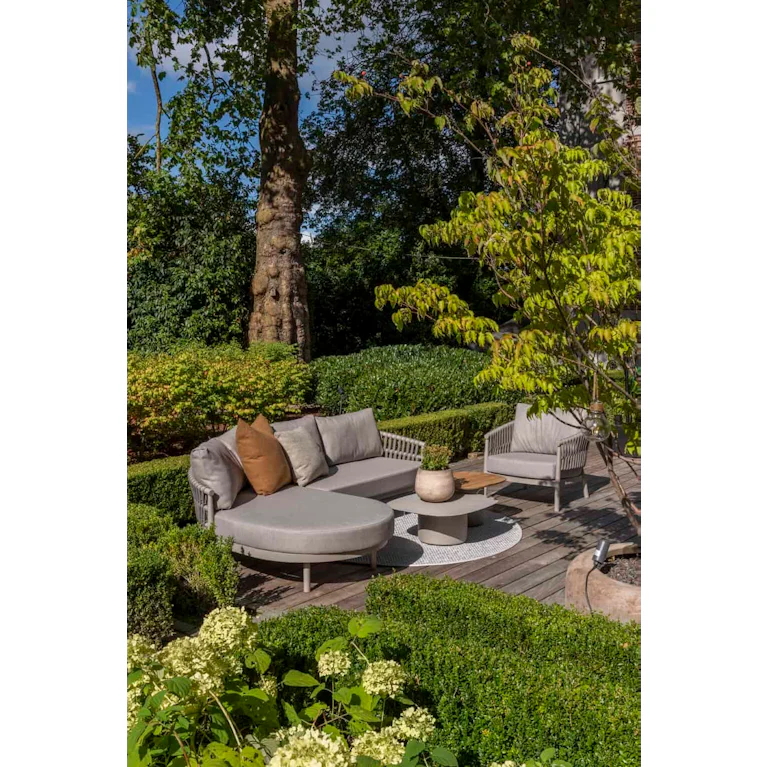 Taste by 4SO Catalana loungebank met chaise lounge rechts grijs