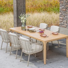 Como dining set with Liam dining table 240x100cm kopie