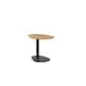 Qopps Elena bijzettafel organisch teak blad mat royal grey