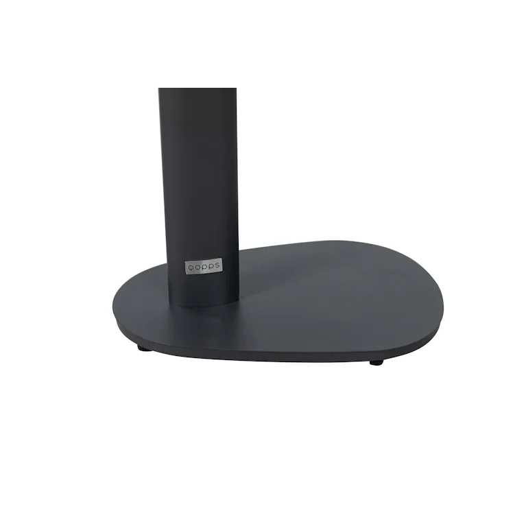 Qopps Elena bijzettafel organisch teak blad mat royal grey