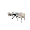 Qopps Vakio tuintafel met 4 Felan dining tuinstoel