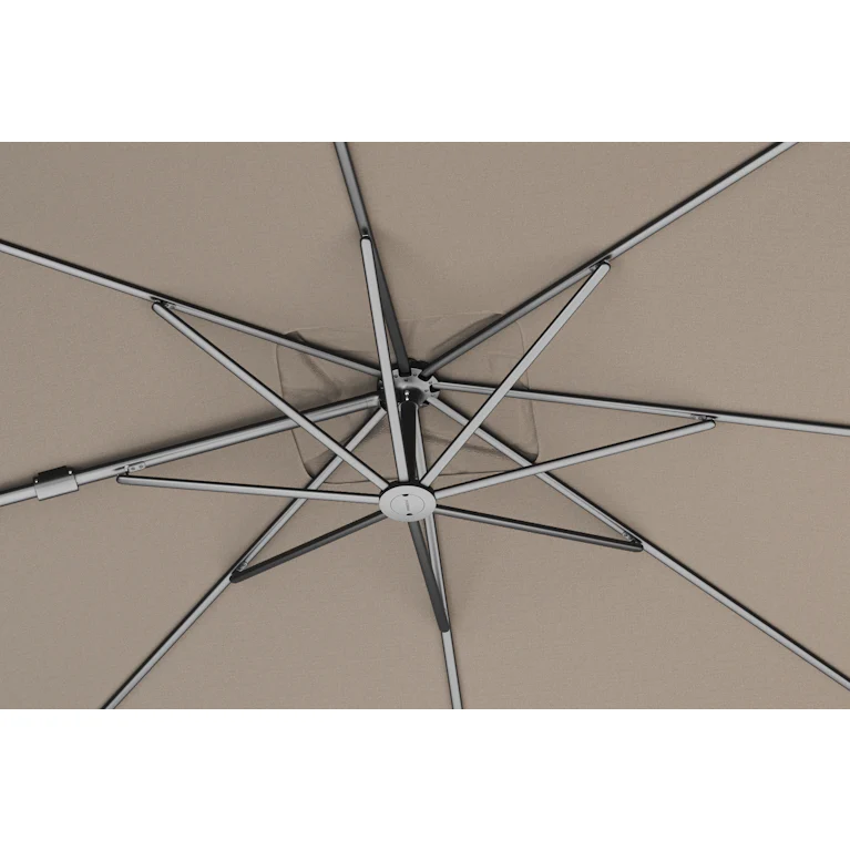 Platinum Nexus T2 zweefparasol premium 3 x 3 havana