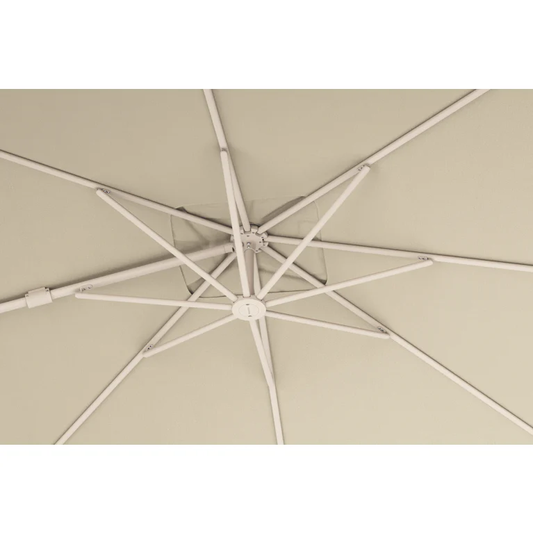 Platinum Nexus T2 zweefparasol 3 x 3 Champagne sandstone doek
