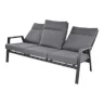 Qopps Exome loungebank 3-zits gasveer verstelbaar royal Grey mat